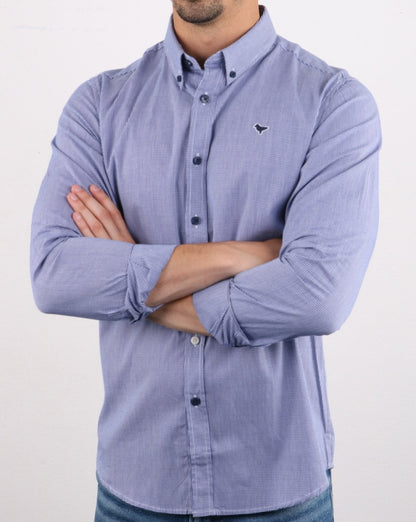 Weekend Offender Murphy Shirt Royal Check