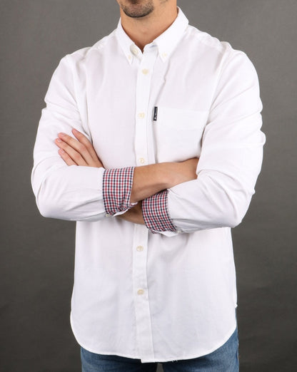 Ben Sherman Ls Oxford Shirt White