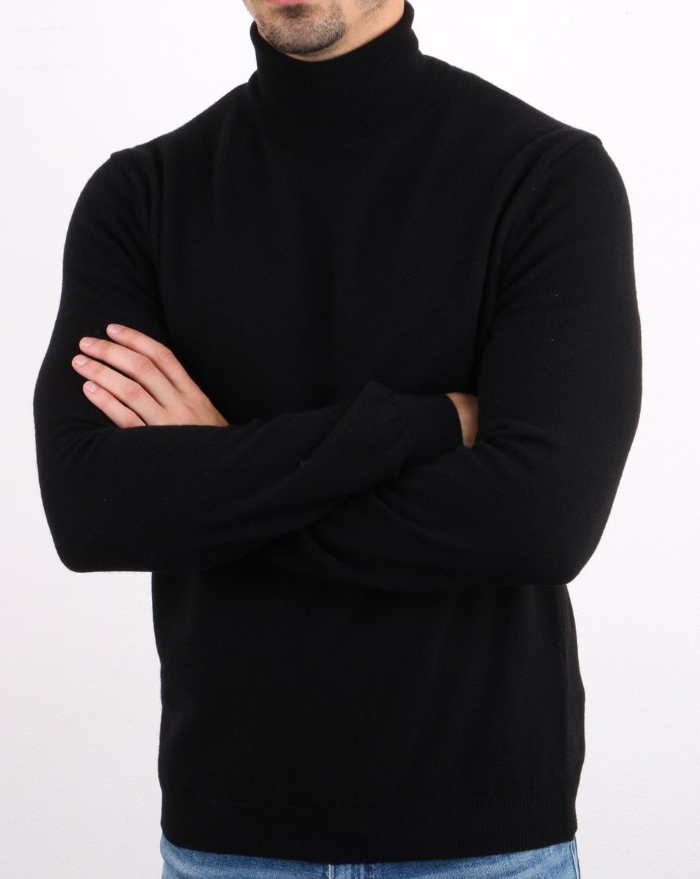 Benetton Turtle Neck Jumper Black