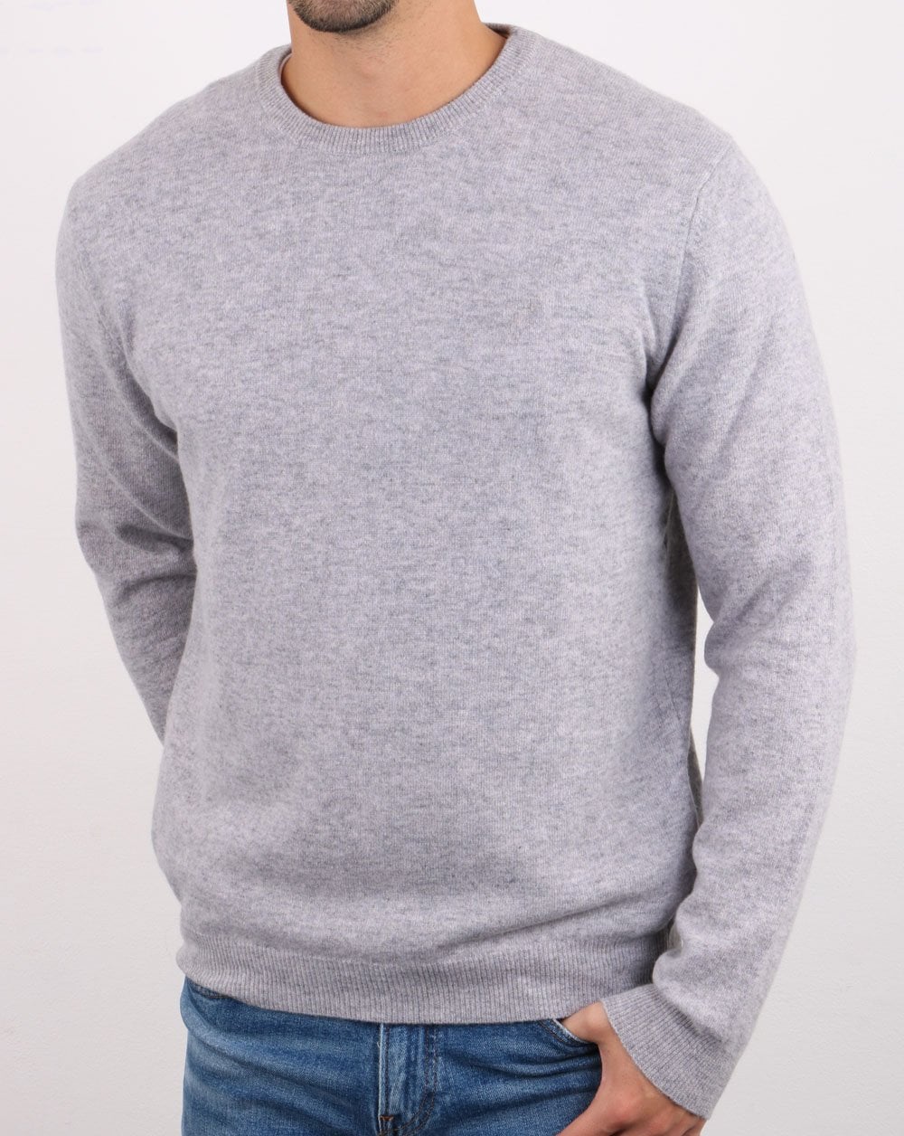 Benetton Merino Wool Jumper Grey