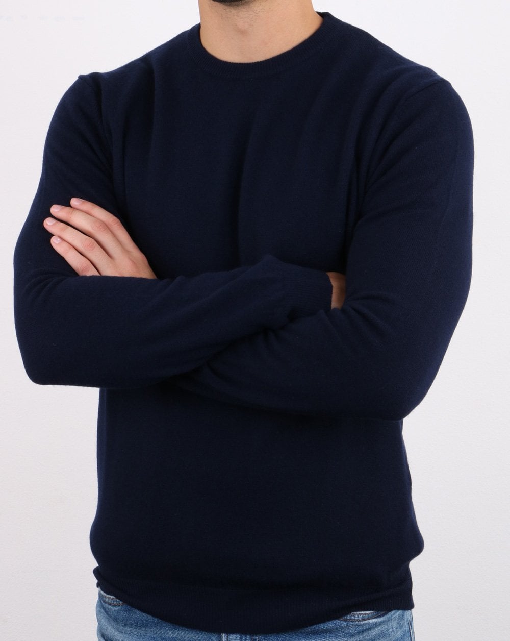 Benetton Merino Wool Jumper Navy