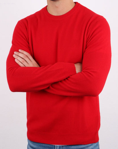Benetton Merino Wool Jumper Red
