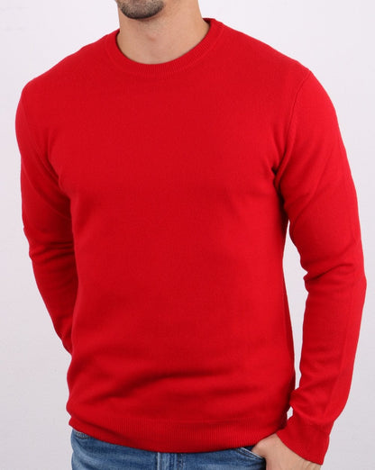Benetton Merino Wool Jumper Red