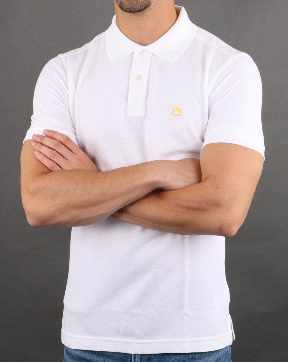 Benetton Polo Shirt White
