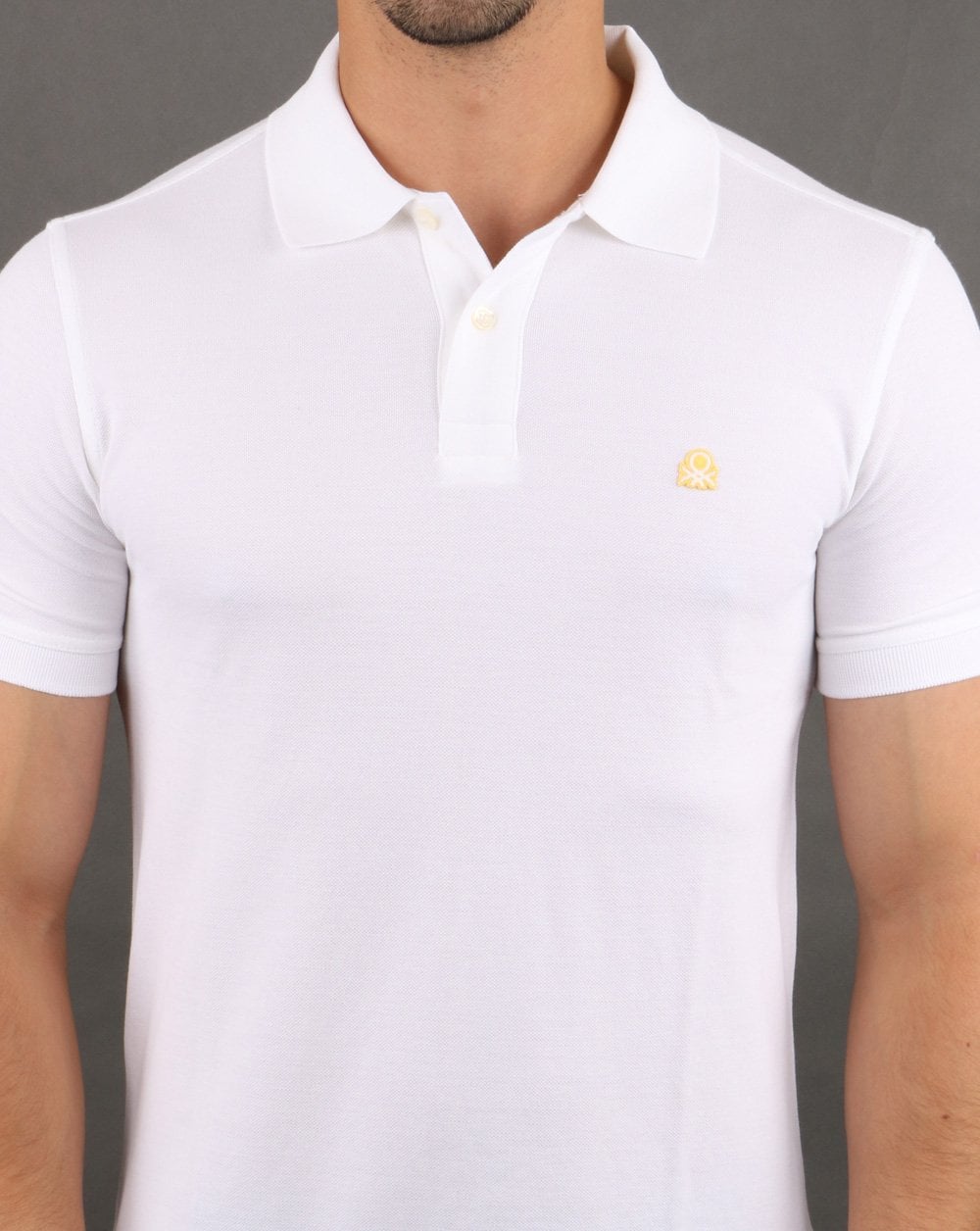 Benetton Polo Shirt White