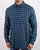 Lacoste Check Shirt in Navy and Blue