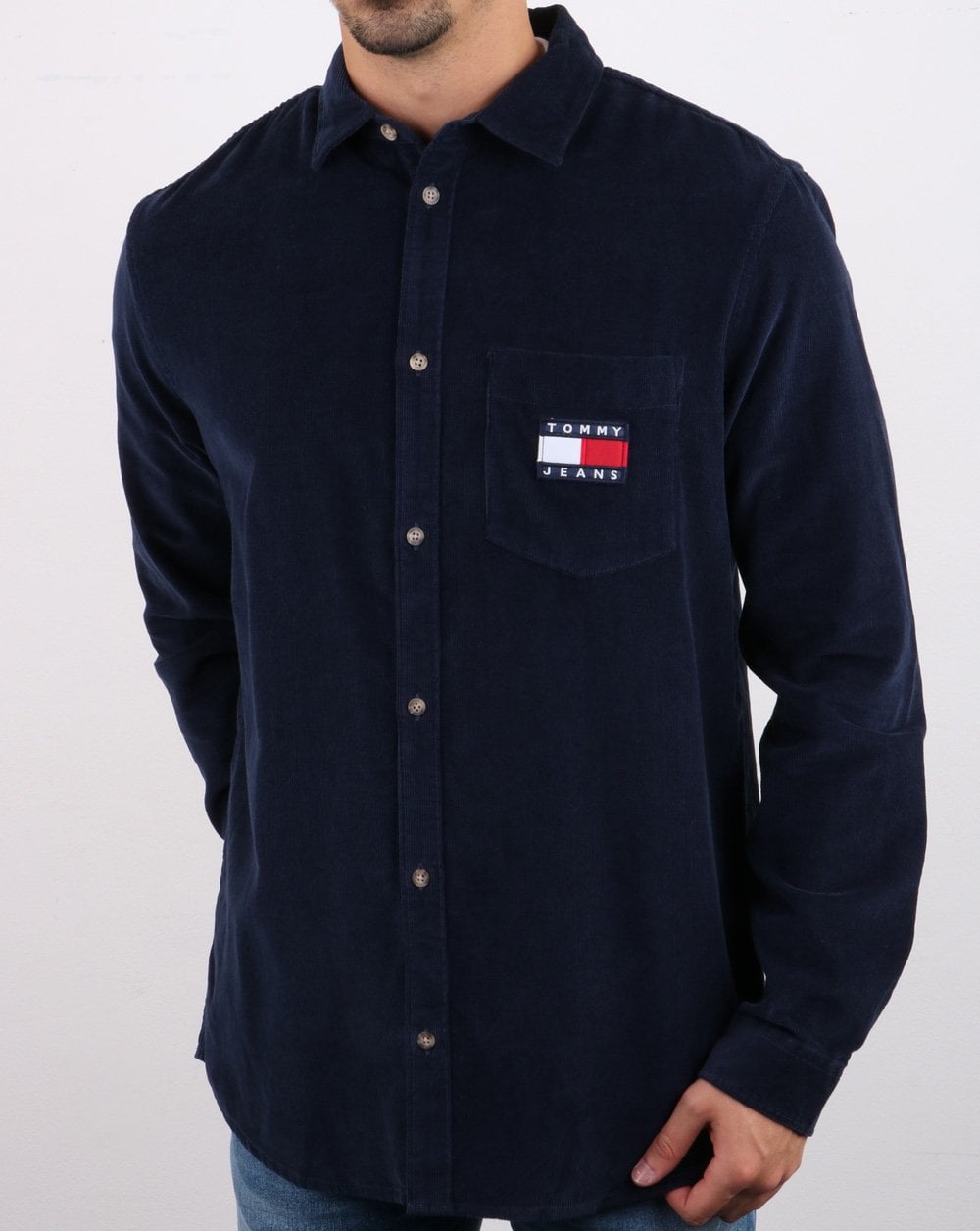 Tommy Hilfiger Cord Shirt Navy