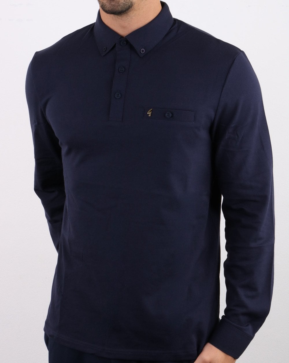 Gabicci Vintage Britman Shirt Navy