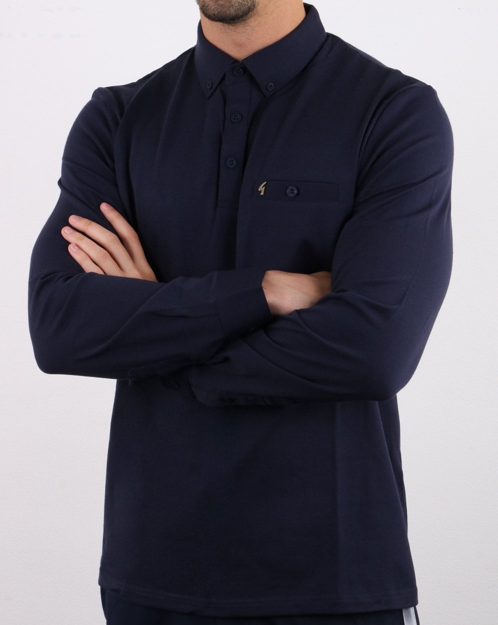 Gabicci Vintage Britman Shirt Navy