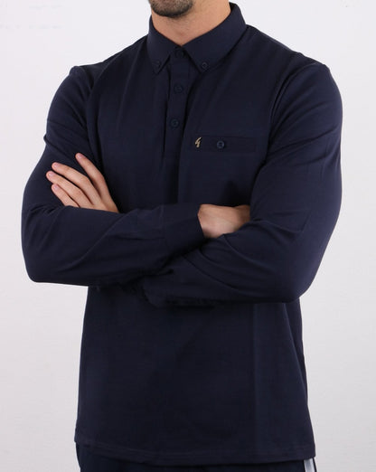 Gabicci Vintage Britman Shirt Navy