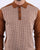 Gabicci Vintage Weaver Polo Shirt Honeycomb