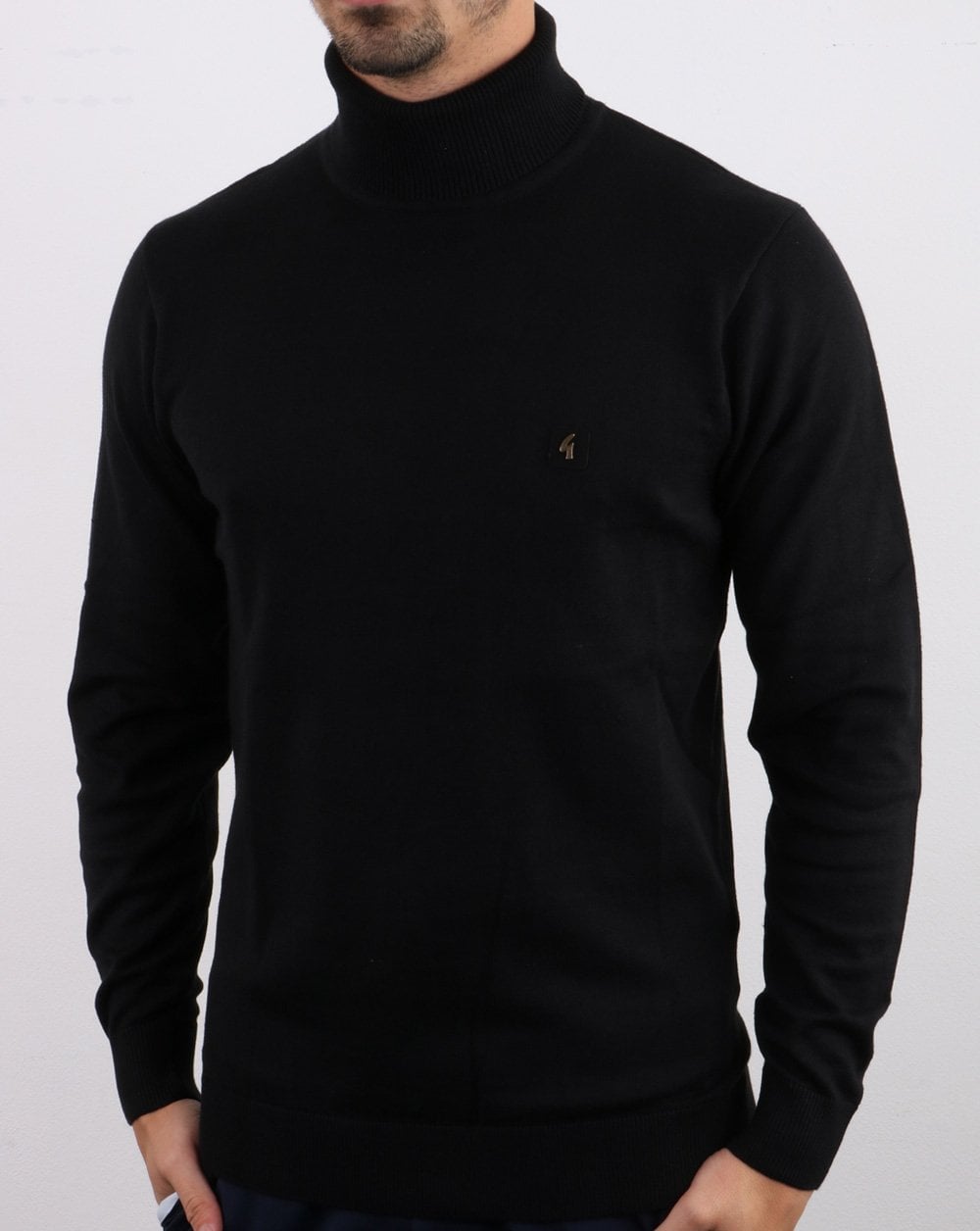 Gabicci Vintage Ricardo Roll Neck Black
