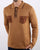 Gabicci Vintage Hatchet Polo Shirt Toffee