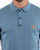 Gabicci Vintage Francesco Knitted Polo Shirt Cadet