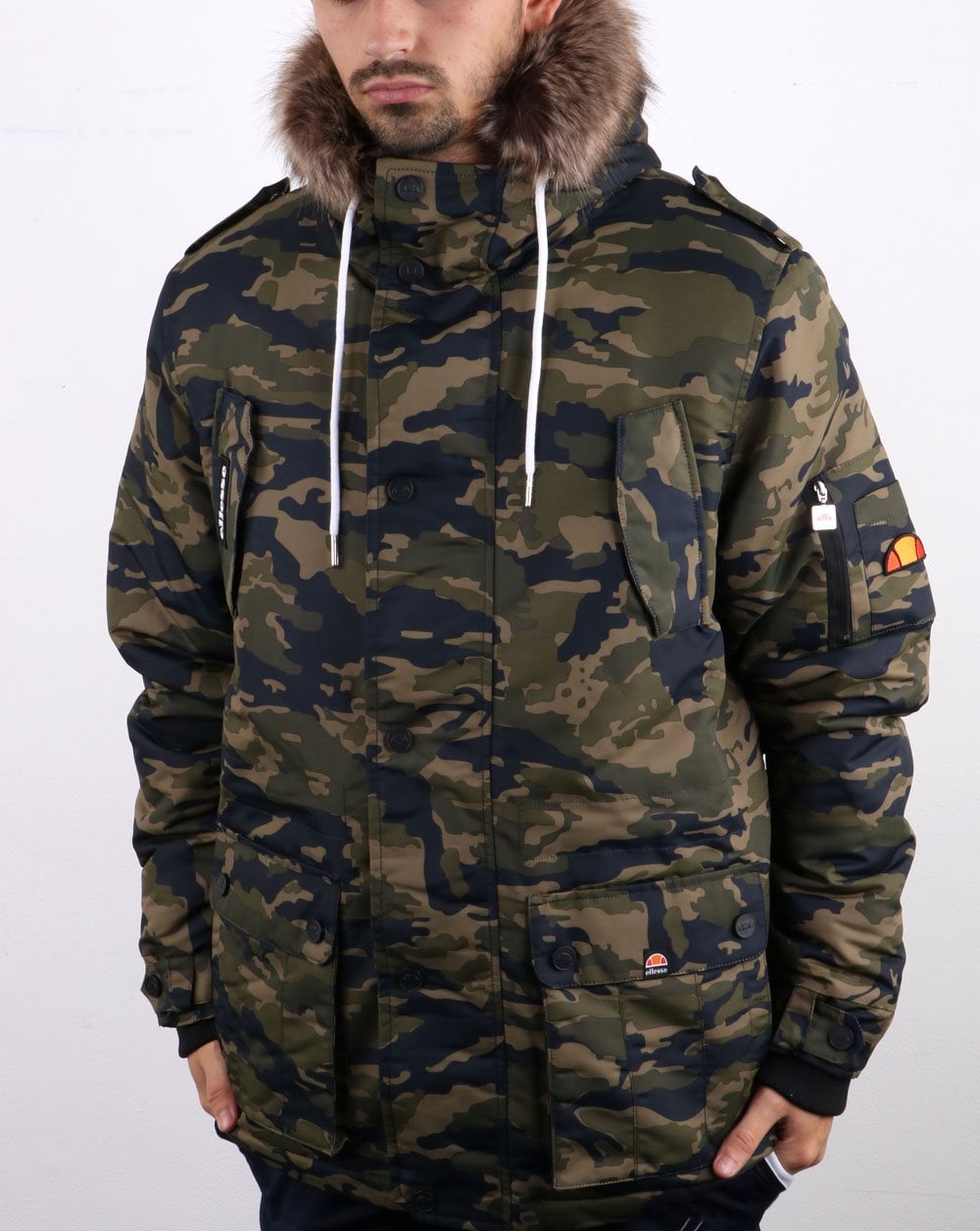 Ellesse Blizzard Parka Camo