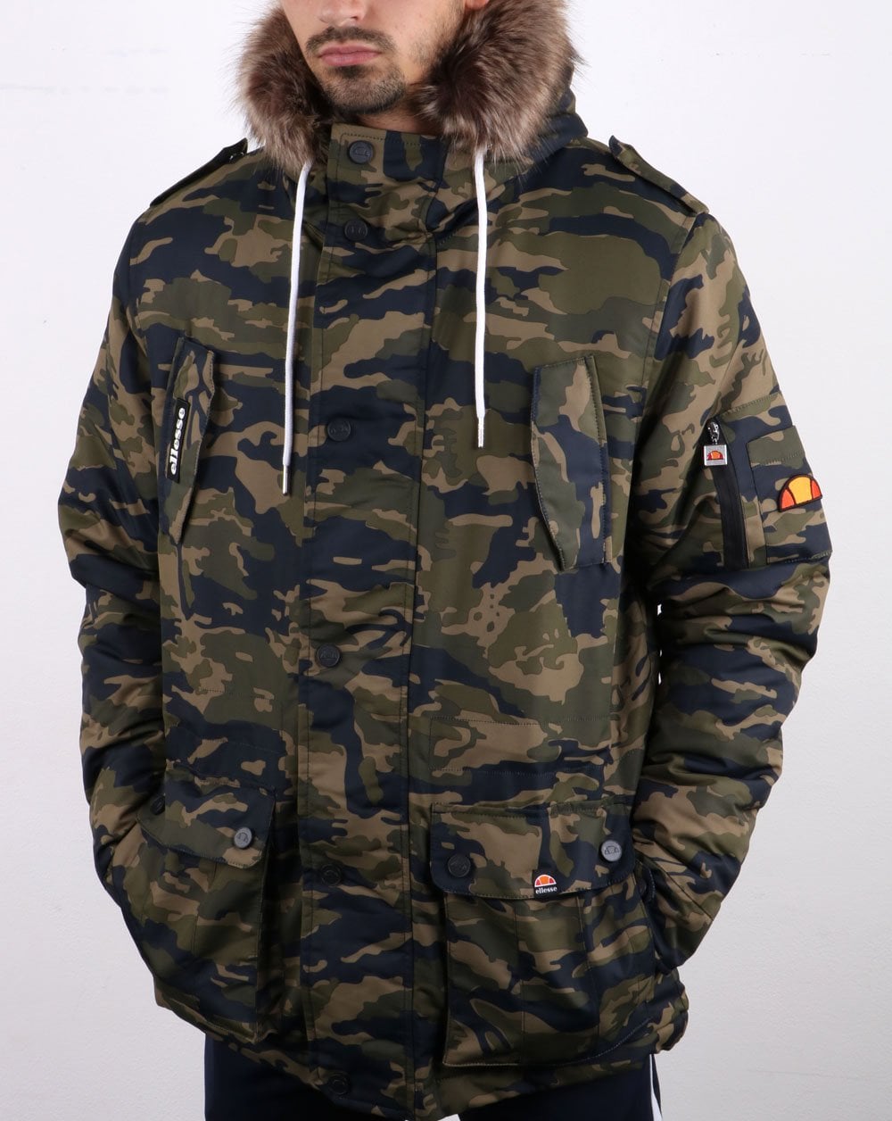 Ellesse Blizzard Parka Camo