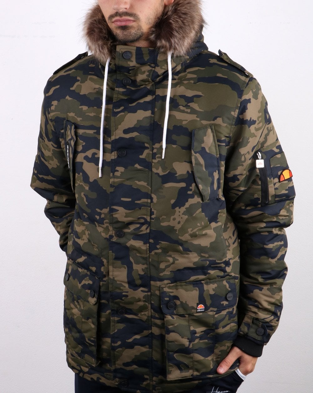 Ellesse Blizzard Parka Camo