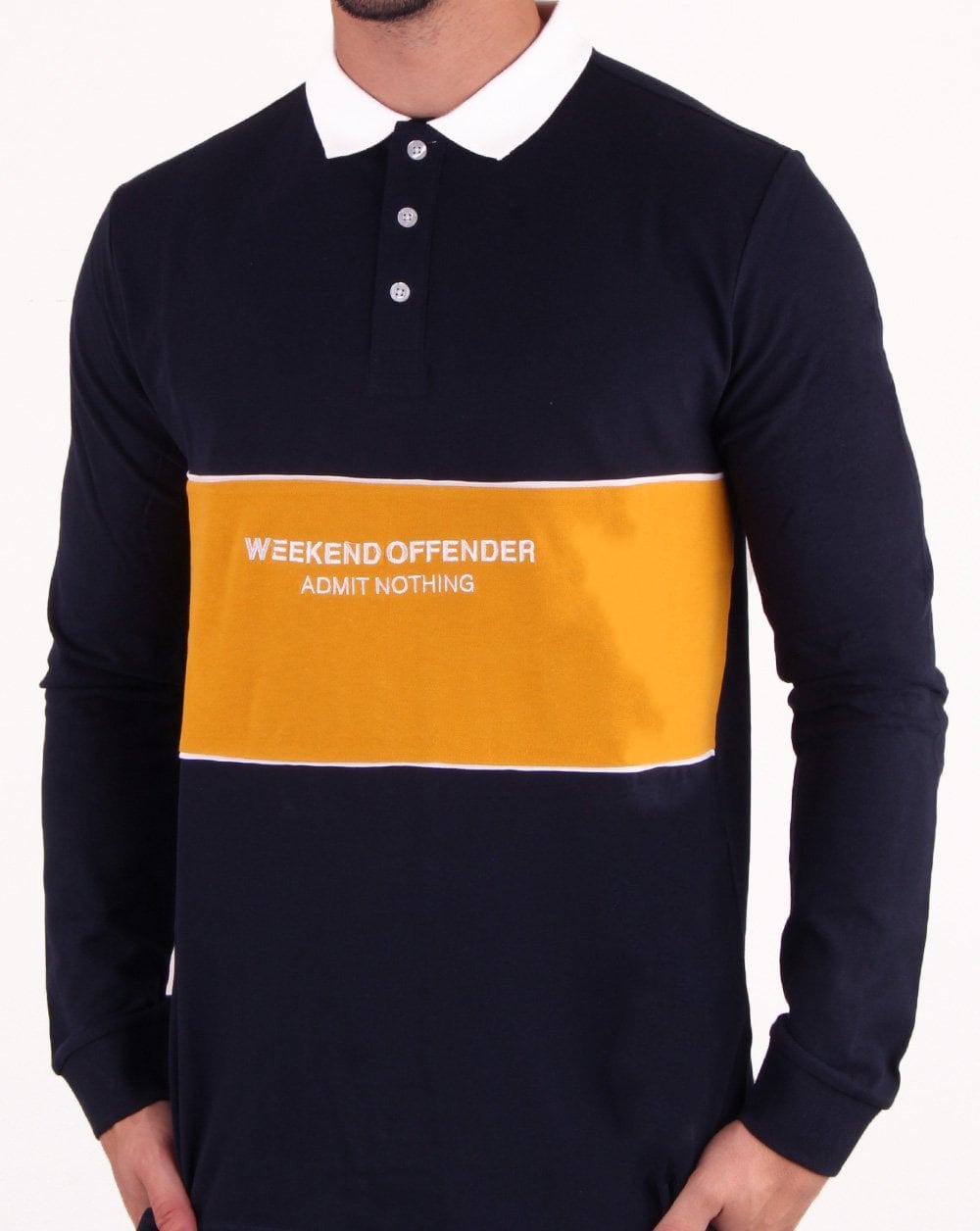 Weekend Offender Merida Polo Shirt Navy