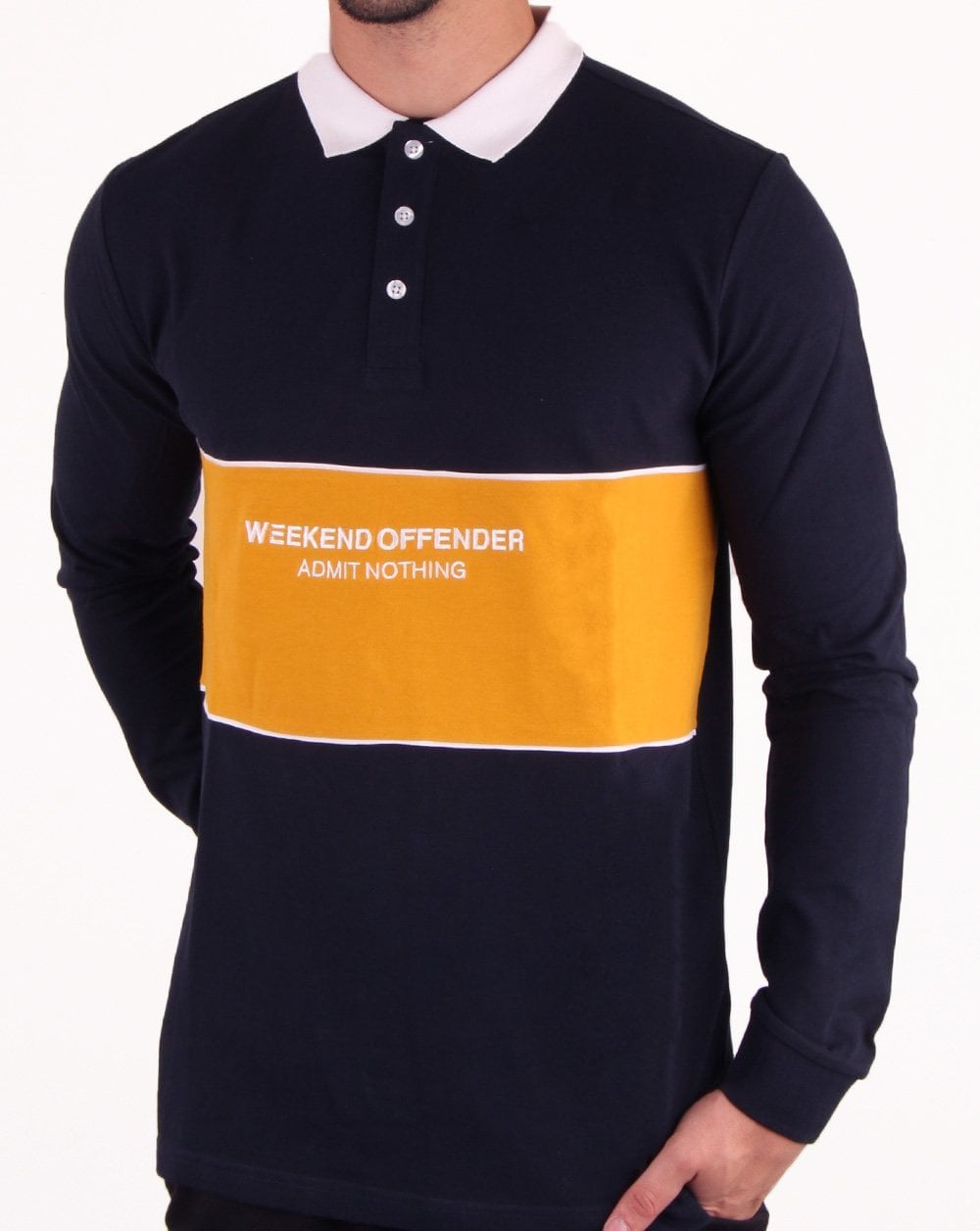 Weekend Offender Merida Polo Shirt Navy