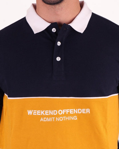 Weekend Offender Merida Polo Shirt Navy