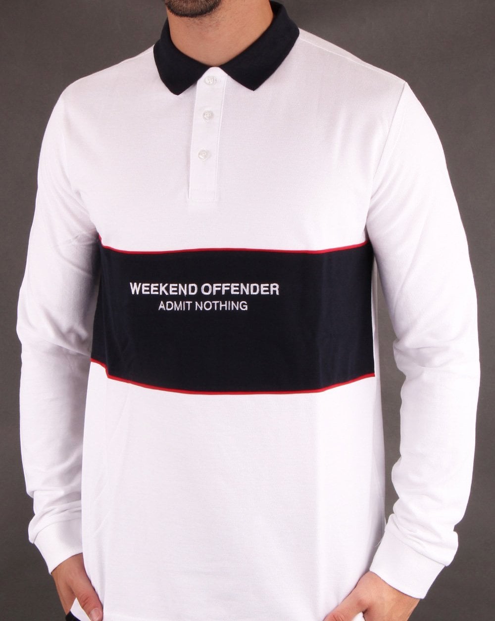 Weekend Offender Merida Polo Shirt White