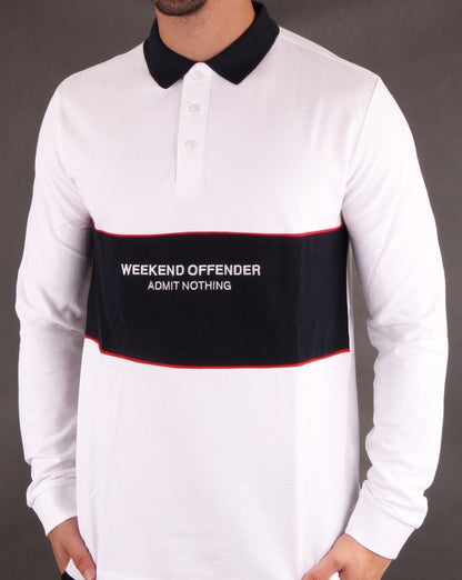 Weekend Offender Merida Polo Shirt White