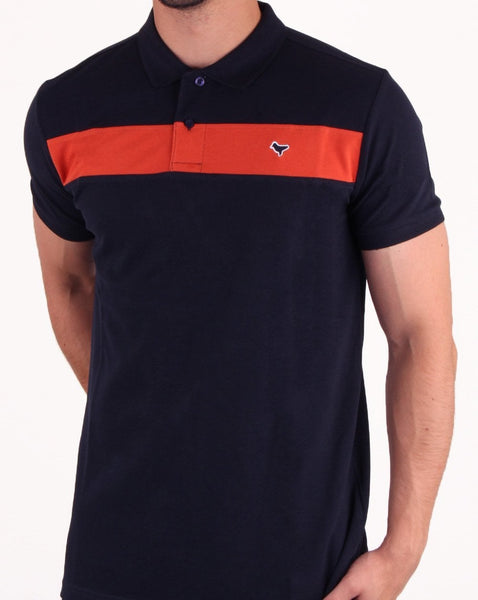 Weekend Offender Dove Polo Shirt Navy