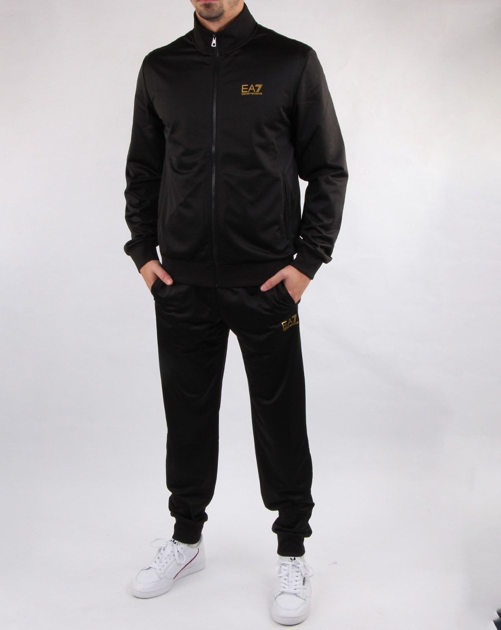 Emporio Armani EA7 Tracksuit Black/Gold