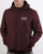 Emporio Armani EA7 Bomber Jacket Dark Burgundy