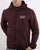 Emporio Armani EA7 Bomber Jacket Dark Burgundy