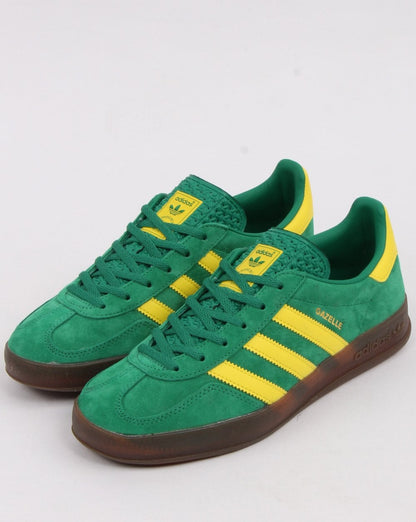 Adidas Gazelle Indoor Trainers Green/Yellow