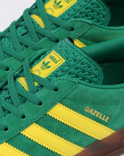 Adidas Gazelle Indoor Trainers Green/Yellow
