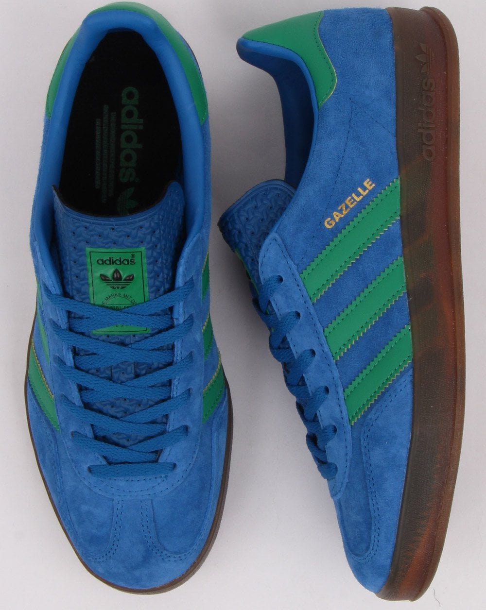 Adidas Gazelle Indoor Trainers Blue/Green