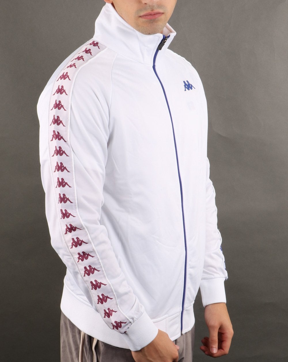 Kappa Anniston Banda Jacket White/Violet/Navy