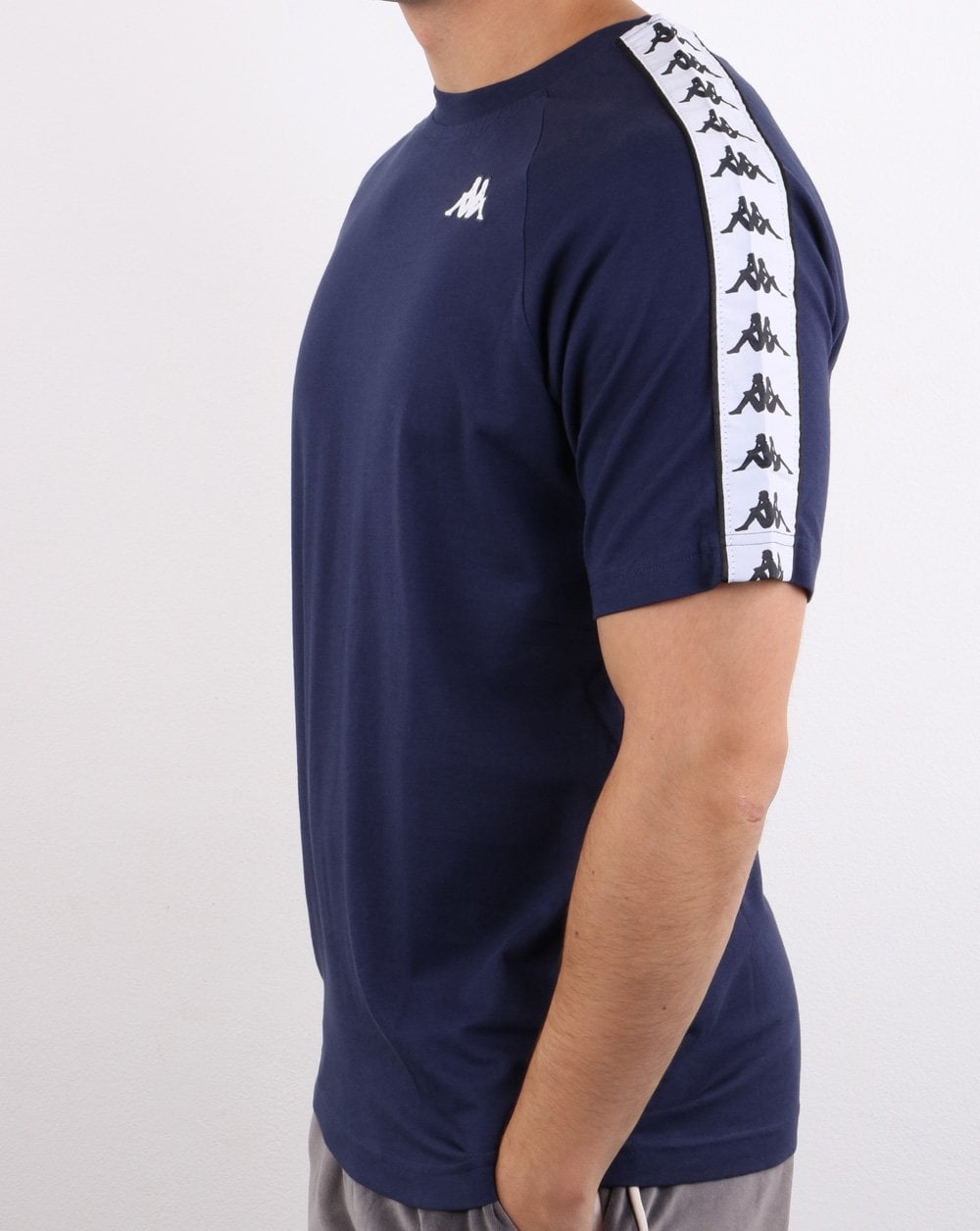 Kappa Coen Banda T-shirt Navy/White