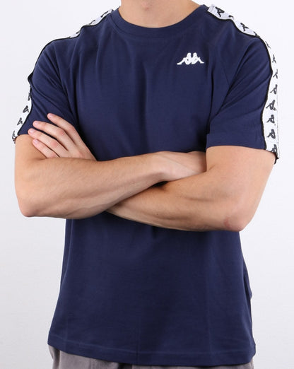 Kappa Coen Banda T-shirt Navy/White