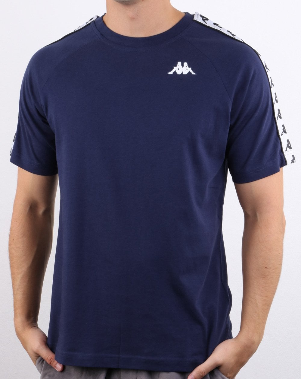 Kappa Coen Banda T-shirt Navy/White