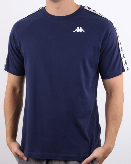 Kappa Coen Banda T-shirt Navy/White