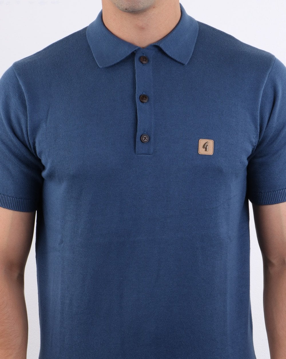 Gabicci Vintage Jackson Polo Storm Blue