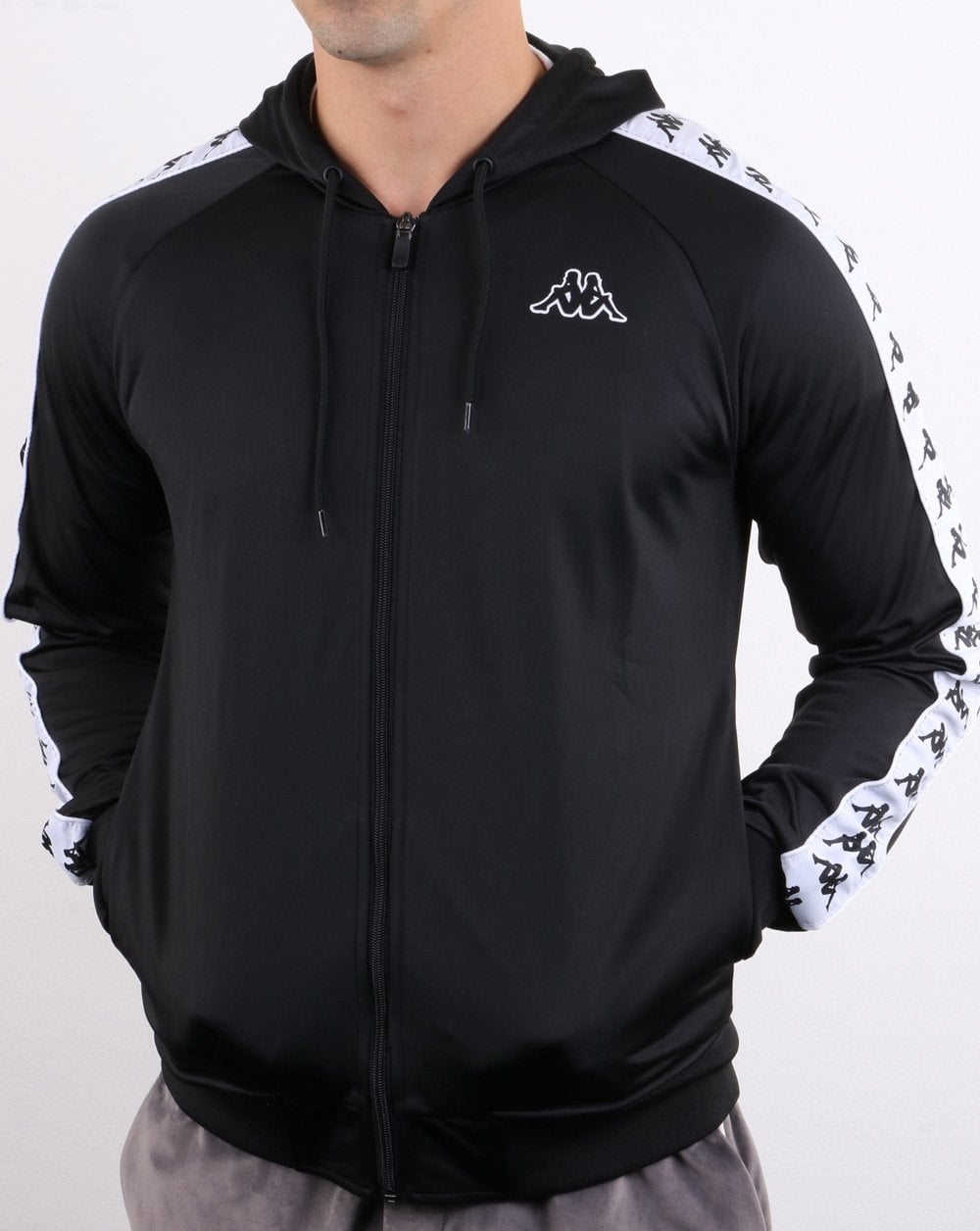 Kappa Banda Zudai Slim Jacket Black/White