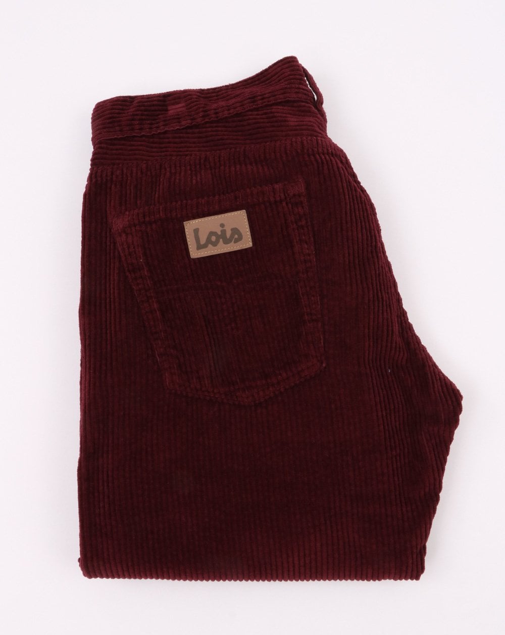 Lois Dallas Jumbo Straight Cords Burgundy