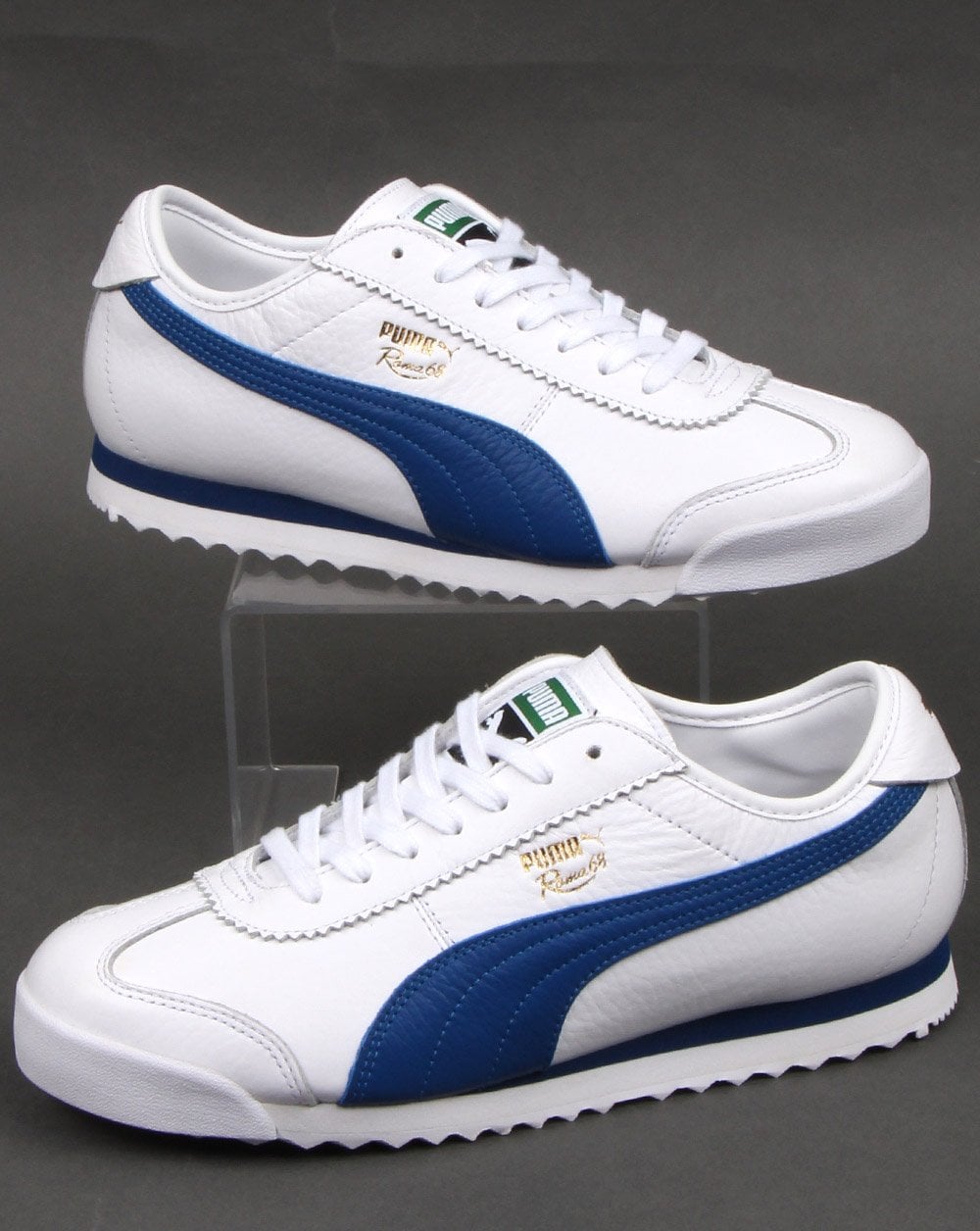 Puma Roma 68 Vintage Trainers White/Blue