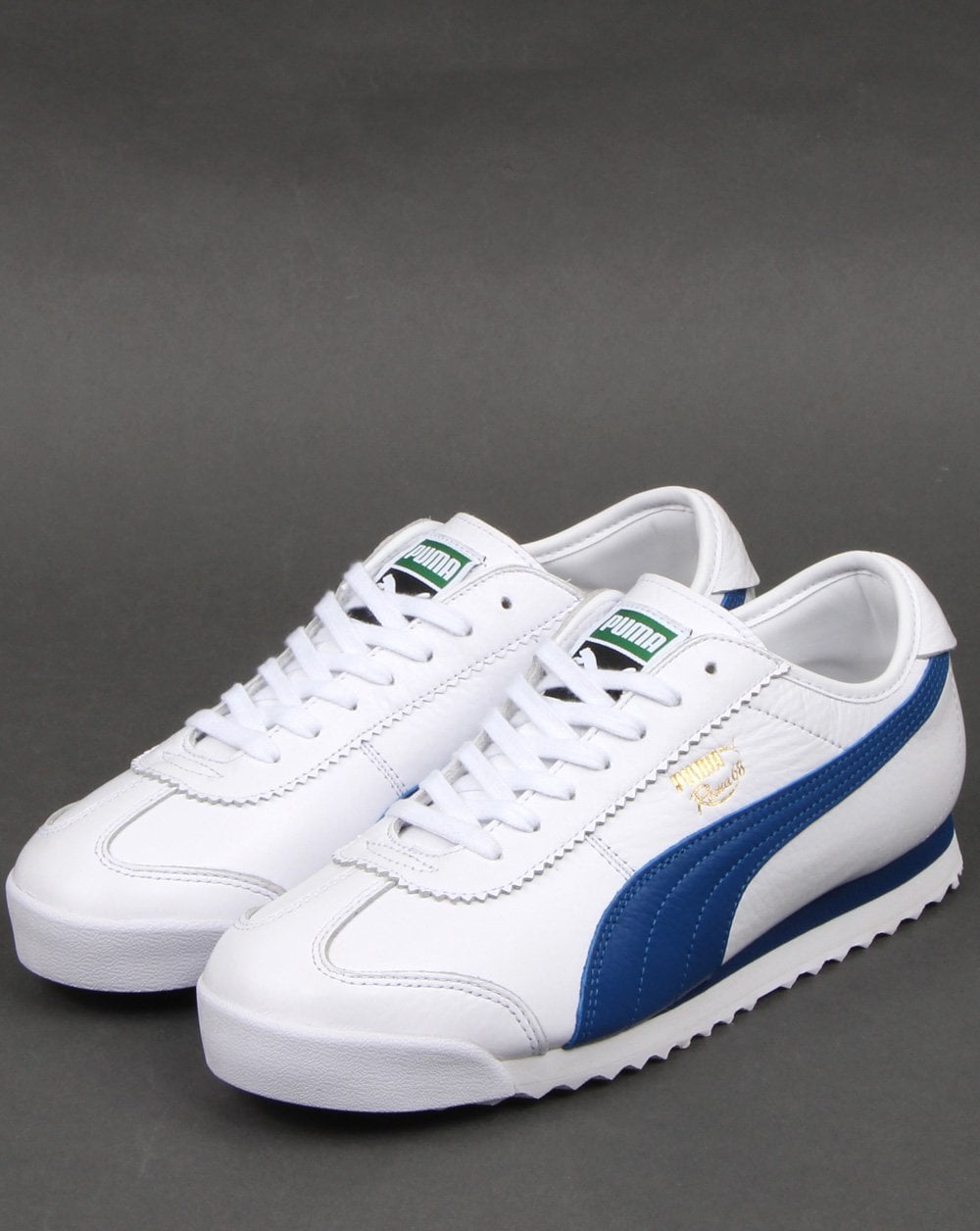 Puma Roma 68 Vintage Trainers White/Blue