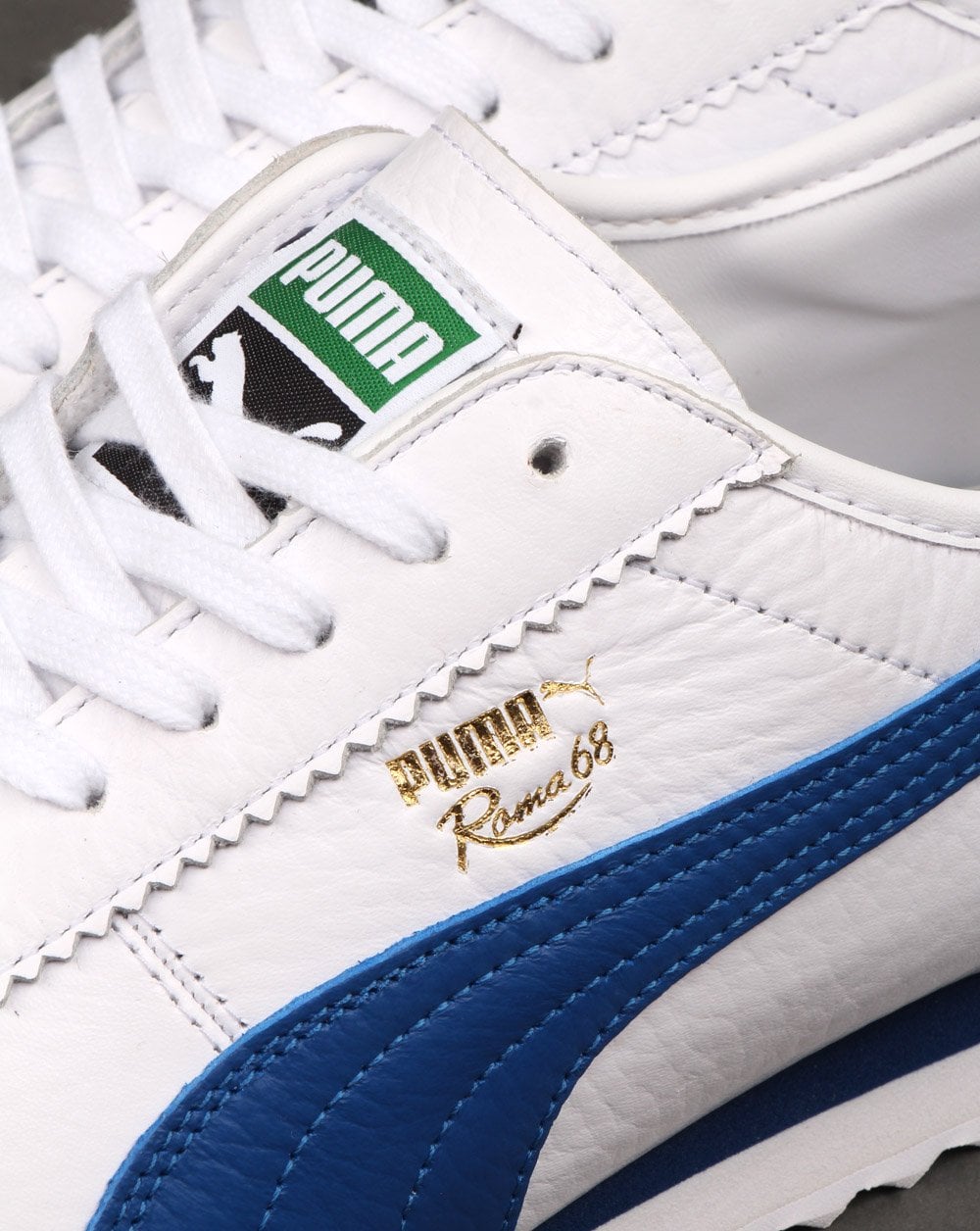 Puma Roma 68 Vintage Trainers White/Blue