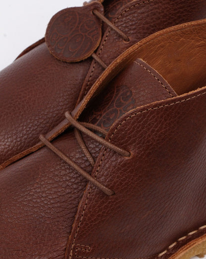 Pretty Green Leather Desert Boot Tan