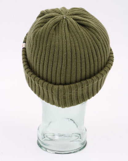 Fila Vintage Ribbed Beanie Dusty Olive
