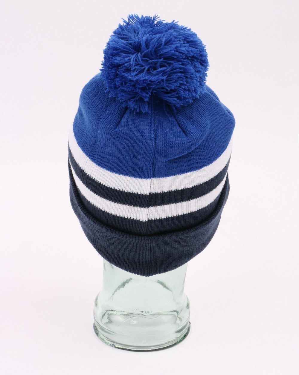 Ellesse Meddon Bobble Hat Beanie Blue and Navy