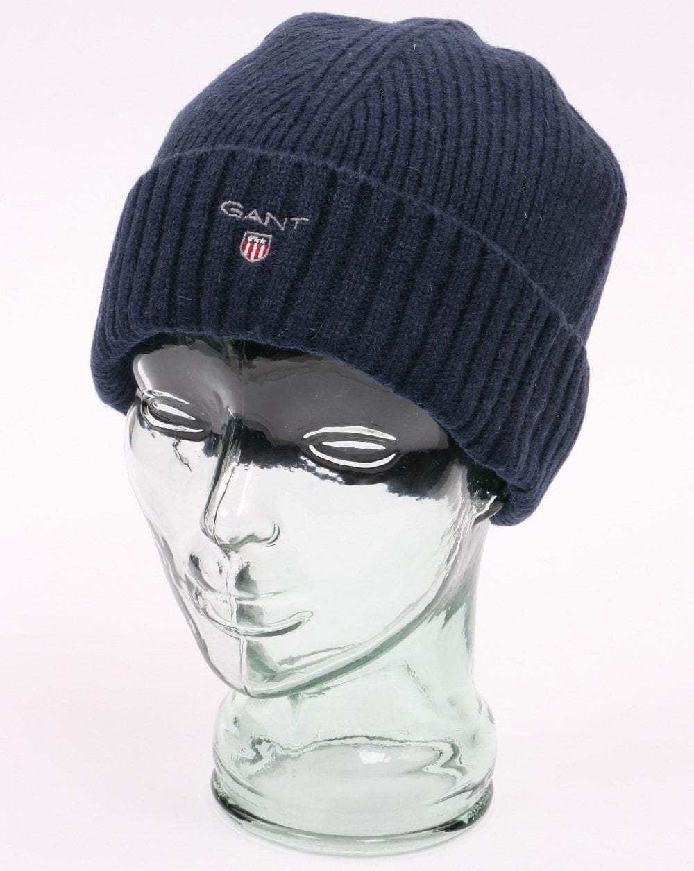 Gant Wool Lined Beanie Marine