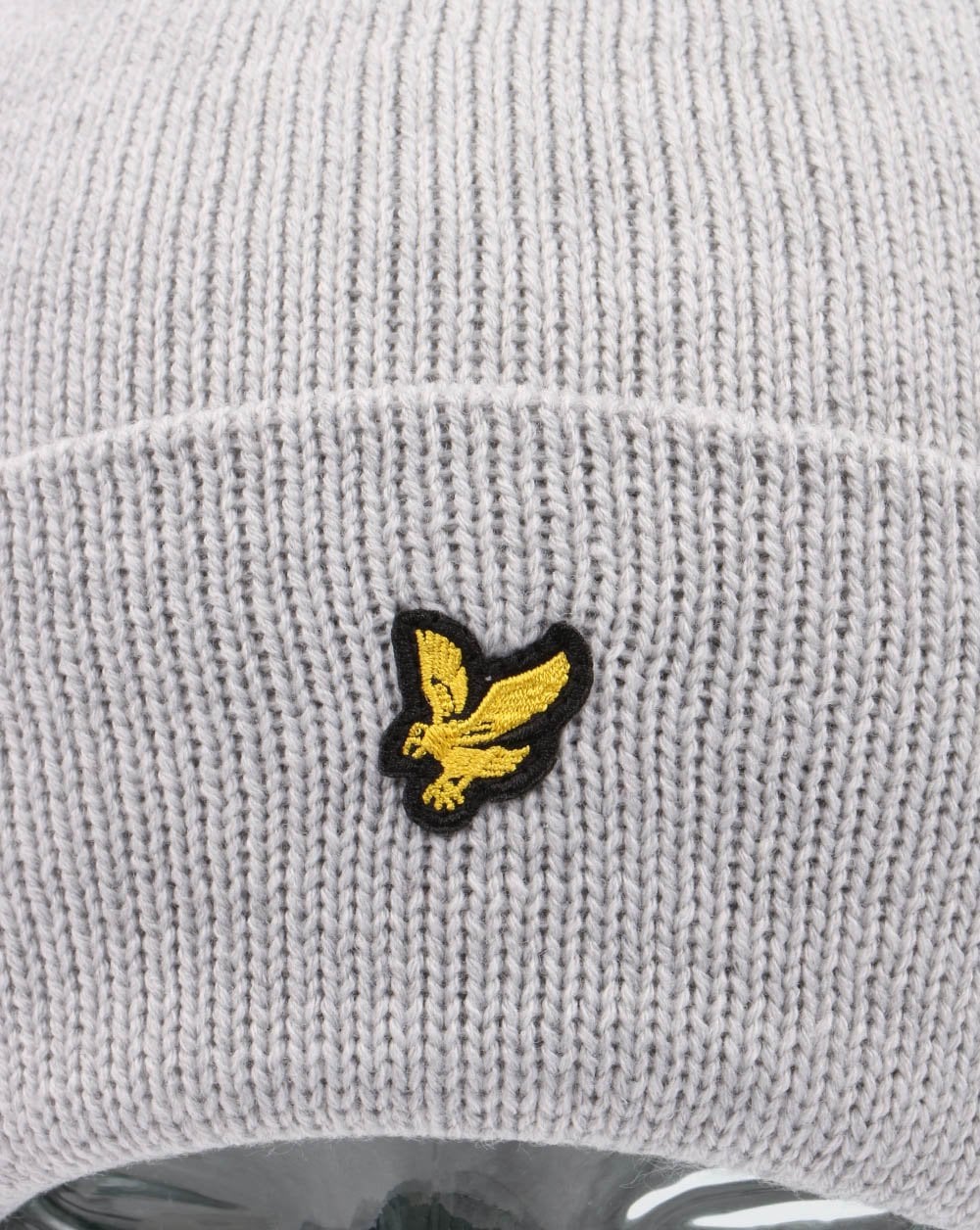 Lyle And Scott Bobble Hat Beanie Light Grey Marl