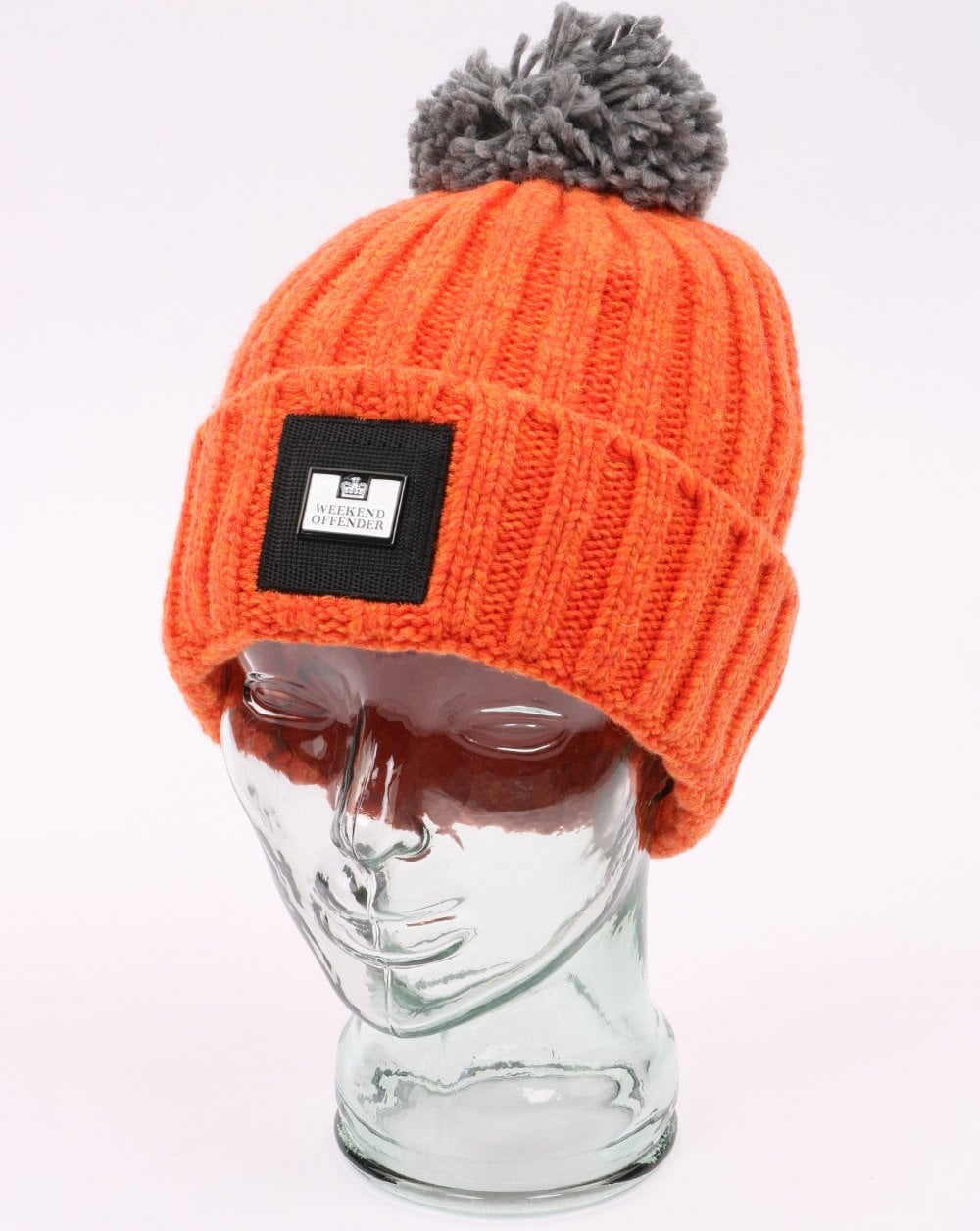 Weekend Offender Gerardi Bobble Hat Orange